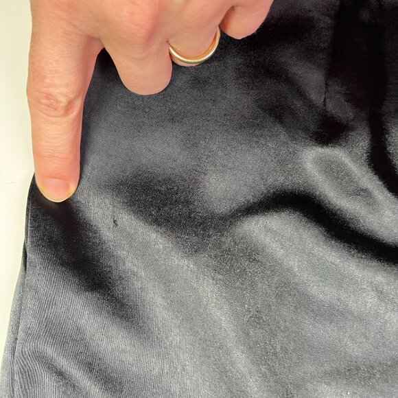 LNA Clothing Size Small Satin Cargo Pants Wide Leg Black - Picture 6 of 10